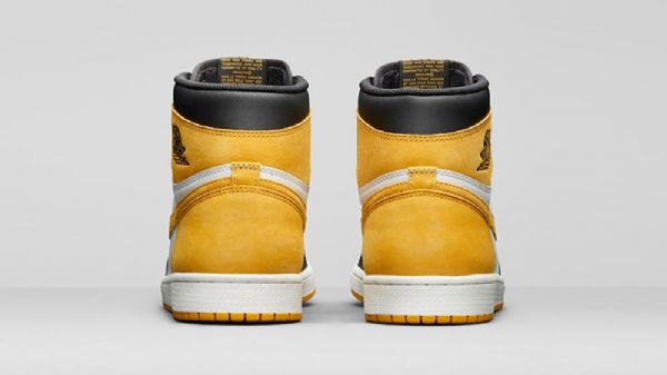 Nike Air Jordan 1 Okranväriset Miesten Kengät