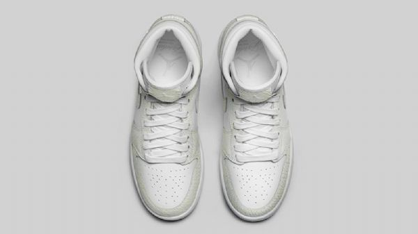 Nike Air Jordan 1 Perijatar Kengät Miehille Valkoinen