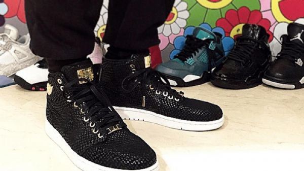 Nike Air Jordan 1 Pinnacle Miesten Kengät Musta