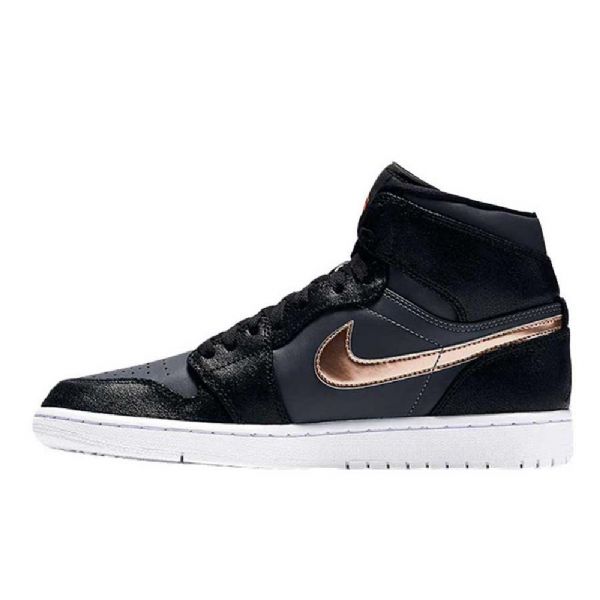 Nike Air Jordan 1 Pronssimitalikengät Miesten Mustat