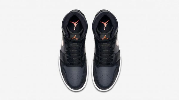 Nike Air Jordan 1 Pronssimitalikengät Miesten Mustat