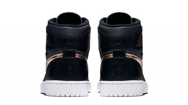 Nike Air Jordan 1 Pronssimitalikengät Miesten Mustat