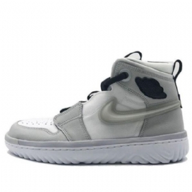 Nike Air Jordan 1 React High Tops Retro Koripallokengät Miehille Harmaa
