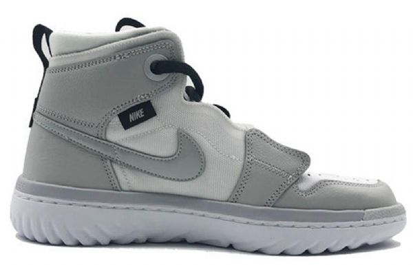 Nike Air Jordan 1 React High Tops Retro Koripallokengät Miehille Harmaa