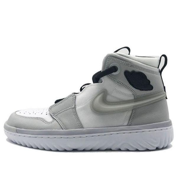 Nike Air Jordan 1 React High Tops Retro Koripallokengät Miehille Harmaa