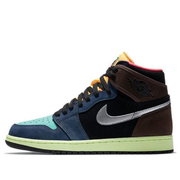 Nike Air Jordan 1 Retro High Topit Koripallokengät Miehille Monivärinen