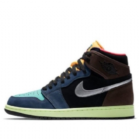 Nike Air Jordan 1 Retro High Topit Koripallokengät Miehille Monivärinen