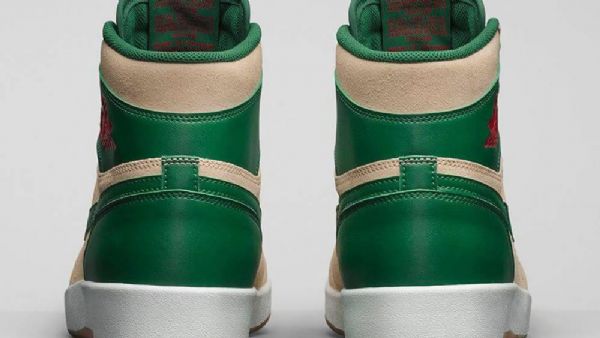 Nike Air Jordan 1 Retro High Topit Miesten Return Gorge Kengät Vihreä Ruskea