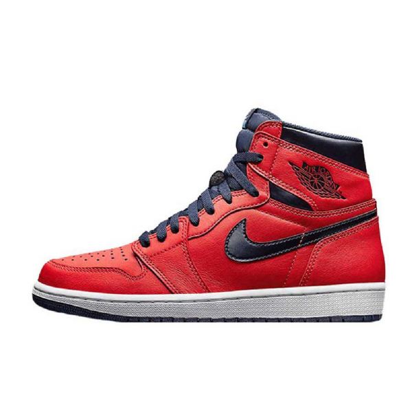 Nike Air Jordan 1 Retro High Topit Og David Letterman Miesten Kengät Punainen Laivastonsininen