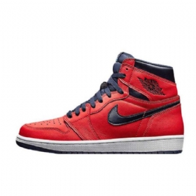 Nike Air Jordan 1 Retro High Topit Og David Letterman Miesten Kengät Punainen Laivastonsininen
