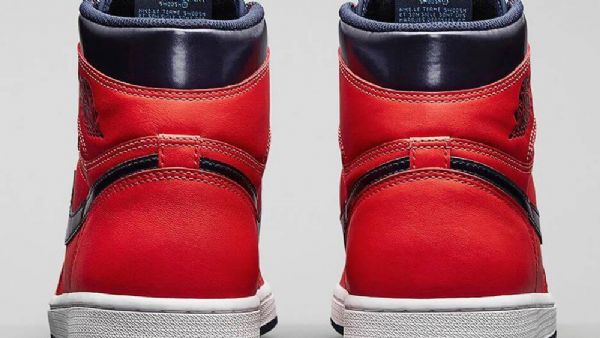 Nike Air Jordan 1 Retro High Topit Og David Letterman Miesten Kengät Punainen Laivastonsininen