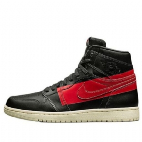 Nike Air Jordan 1 Retro High Topit Og Koripallokengät Miehille Musta Punainen
