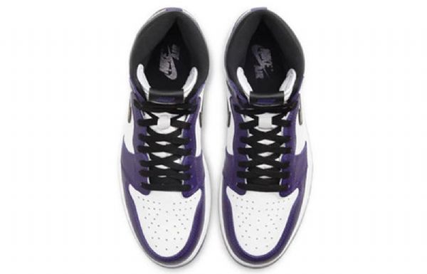 Nike Air Jordan 1 Retro High Topit Og Koripallokengät Miehille Purppura