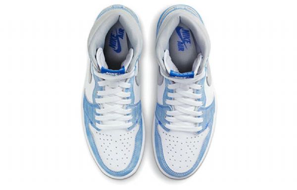 Nike Air Jordan 1 Retro High Topit Og Koripallokengät Miesten Musta Sininen