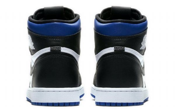 Nike Air Jordan 1 Retro High Topit Og Koripallokengät Miesten Musta Valkoinen Sininen