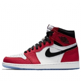 Nike Air Jordan 1 Retro High Topit Og Koripallokengät Miesten Punainen Valkoinen