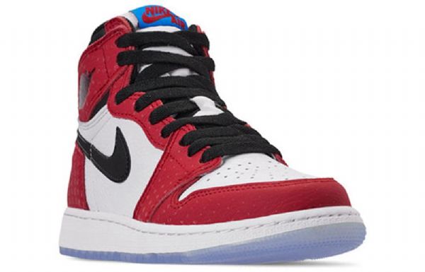 Nike Air Jordan 1 Retro High Topit Og Koripallokengät Miesten Punainen Valkoinen