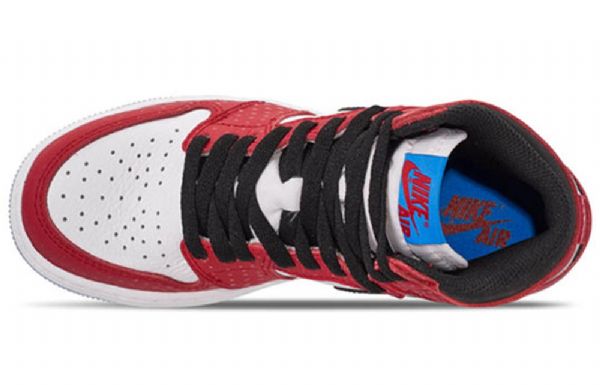 Nike Air Jordan 1 Retro High Topit Og Koripallokengät Miesten Punainen Valkoinen