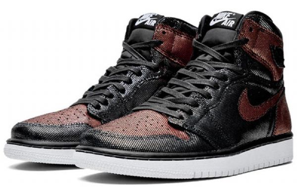 Nike Air Jordan 1 Retro High Topit Og Koripallokengät Naisten Musta Ruskea