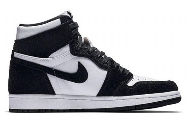 Nike Air Jordan 1 Retro High Topit Og Koripallokengät Naisten Musta Valkoinen