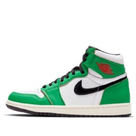 Nike Air Jordan 1 Retro High Topit Og Koripallokengät Naisten Vihreät