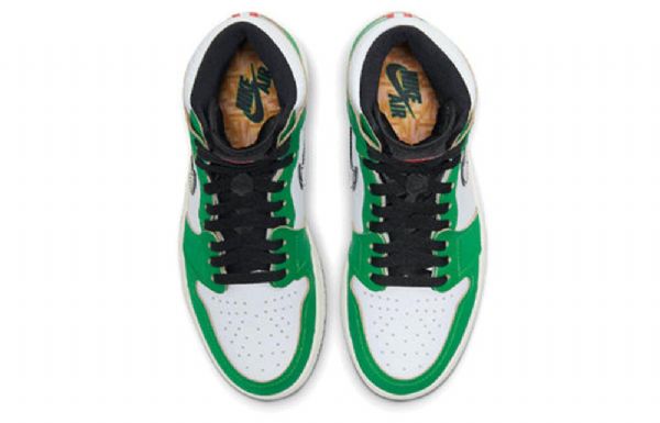 Nike Air Jordan 1 Retro High Topit Og Koripallokengät Naisten Vihreät