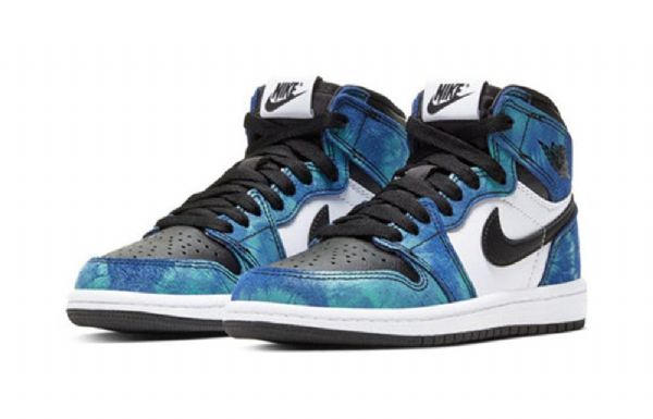 Nike Air Jordan 1 Retro High Topit Og Ps Koripallokengät Miehille Sininen