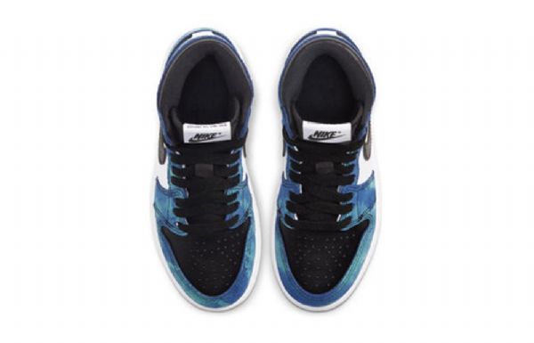 Nike Air Jordan 1 Retro High Topit Og Ps Koripallokengät Miehille Sininen