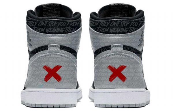 Nike Air Jordan 1 Retro High Topit Og Rebellionaire Koripallokengät Miehille Musta Harmaa