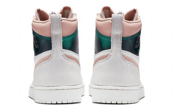 Nike Air Jordan 1 Retro High Topit Vetoketjulliset Koripallokengät Naisten Vihreät