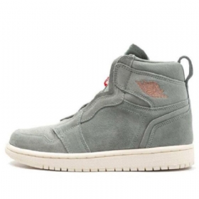 Nike Air Jordan 1 Retro High Topit Vetoketjulliset Koripallokengät Naisten Vihreät