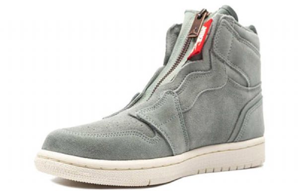 Nike Air Jordan 1 Retro High Topit Vetoketjulliset Koripallokengät Naisten Vihreät