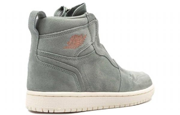 Nike Air Jordan 1 Retro High Topit Vetoketjulliset Koripallokengät Naisten Vihreät