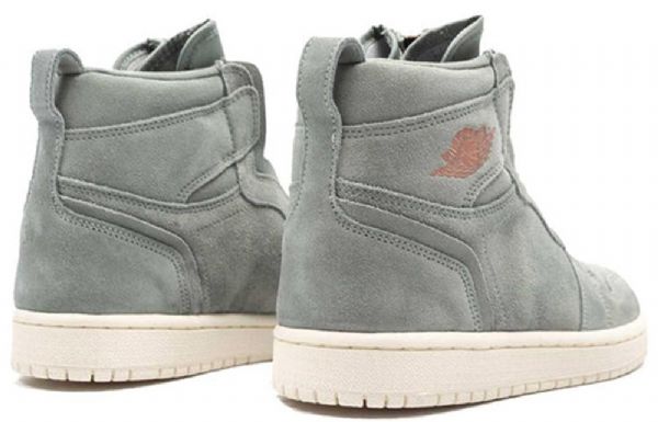 Nike Air Jordan 1 Retro High Topit Vetoketjulliset Koripallokengät Naisten Vihreät