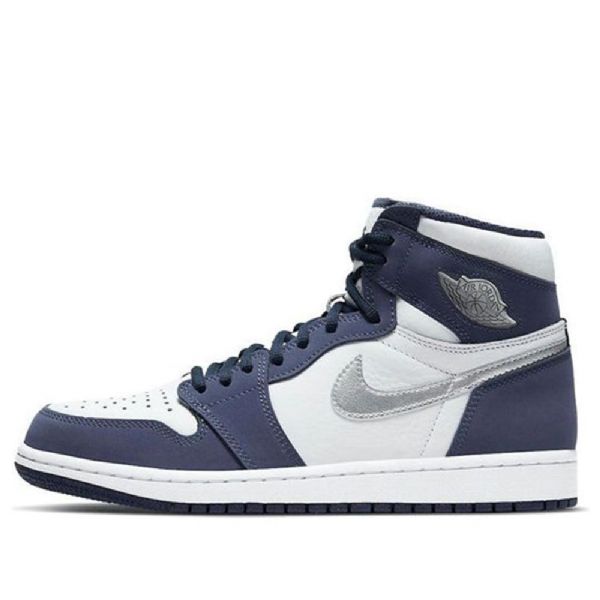 Nike Air Jordan 1 Retro High Tops Co.jp Koripallokengät Miehille Laivastonsininen