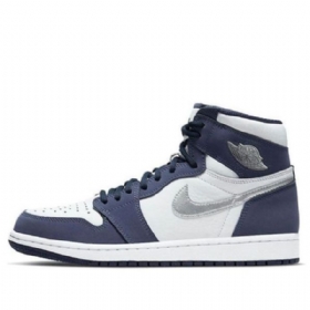 Nike Air Jordan 1 Retro High Tops Co.jp Koripallokengät Miehille Laivastonsininen