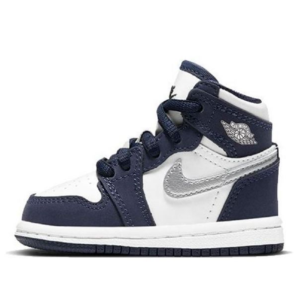 Nike Air Jordan 1 Retro High Tops Co.jp Td Kengät Lapsille Tummansininen