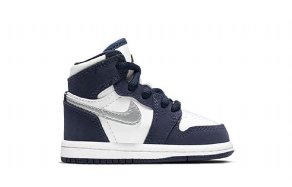 Nike Air Jordan 1 Retro High Tops Co.jp Td Kengät Lapsille Tummansininen