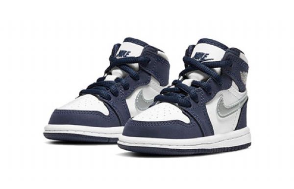 Nike Air Jordan 1 Retro High Tops Co.jp Td Kengät Lapsille Tummansininen