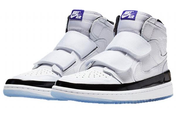 Nike Air Jordan 1 Retro High Tops Double Reima Koripallokengät Miehille Hopea