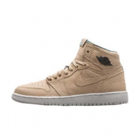 Nike Air Jordan 1 Retro High Tops Gs Sand Dune Kengät Miehille Khaki