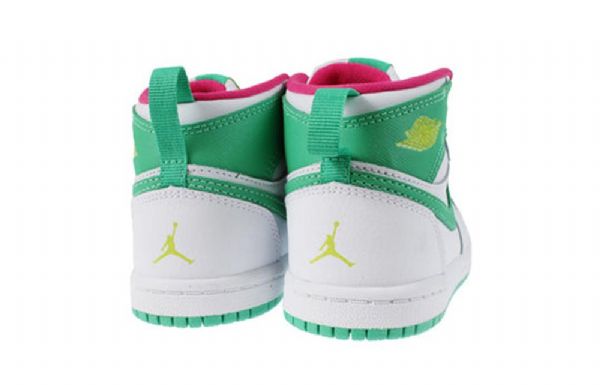 Nike Air Jordan 1 Retro High Tops Gt Td Kengät Lapsille Valkoinen Vihreä