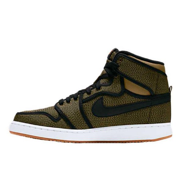 Nike Air Jordan 1 Retro High Tops Ko Militia Miesten Kengät Oliivinvihreä