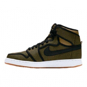 Nike Air Jordan 1 Retro High Tops Ko Militia Miesten Kengät Oliivinvihreä