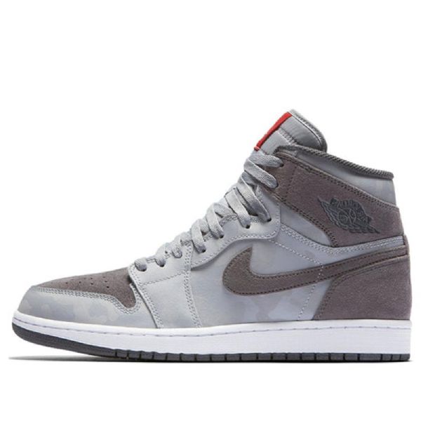 Nike Air Jordan 1 Retro High Tops Koripallokengät Naisille Harmaa