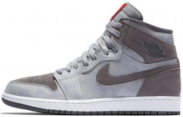 Nike Air Jordan 1 Retro High Tops Koripallokengät Naisille Harmaa