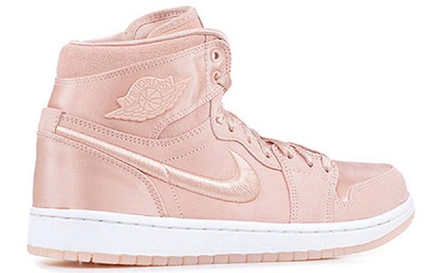 Nike Air Jordan 1 Retro High Tops Koripallokengät Naisten Vaaleanpunainen