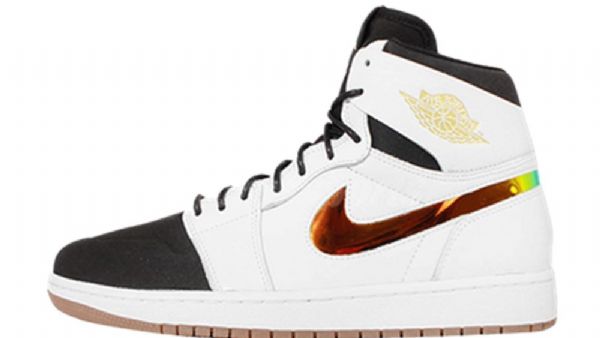 Nike Air Jordan 1 Retro High Tops Nouveau Kengät Miehille Valkoinen Musta