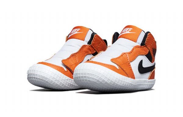 Nike Air Jordan 1 Retro High Tops Og Cb Kengät Lapsille Valkoinen Oranssi