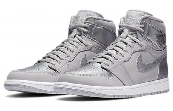Nike Air Jordan 1 Retro High Tops Og Co.jp Koripallokengät Miehille Harmaa